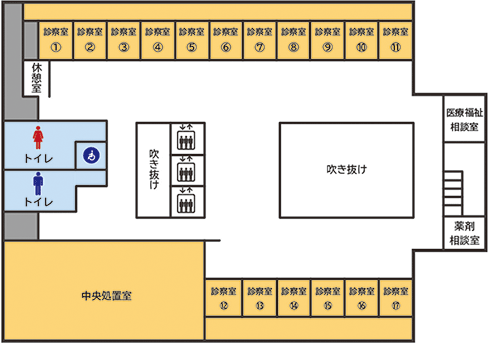 3Fフロアマップ